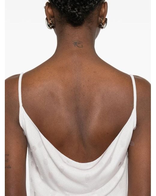 AYA MUSE White Lila Strapless Maxi Dress