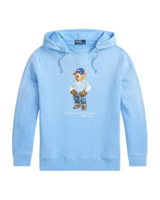 Polo Ralph Lauren メンズ ブルー ポロベア パーカー