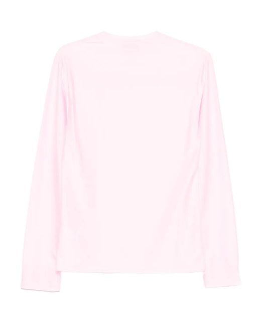 Coperni Pink Crew-Neck T-Shirt for men