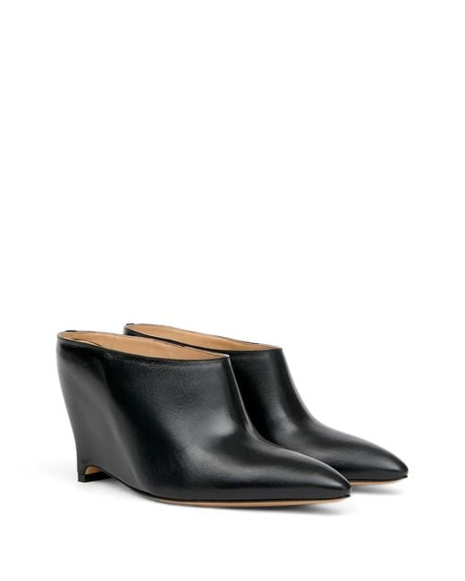Maison Margiela Black Heel-Less Mules