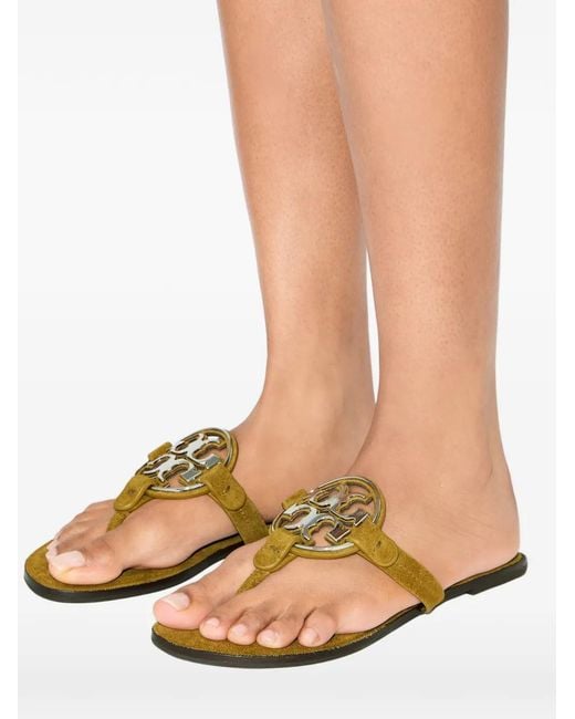 Tory Burch Brown Metal Miller