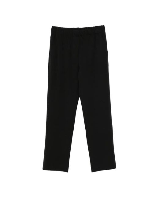 Weekend by Maxmara Black Delfo Elasticated-Waist Trousers