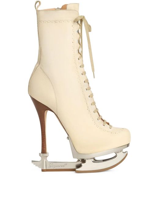 DSquared² Natural Iconic Skate Boots