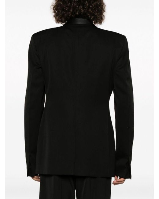 Givenchy Black Wool Tuxedo Jacket for men
