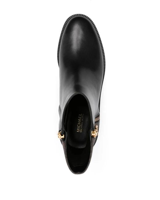 MICHAEL Michael Kors Black Regan Flat Bootie