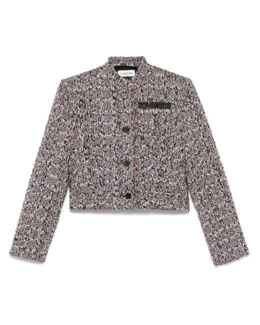 Lanvin Gray Tweed Jacket