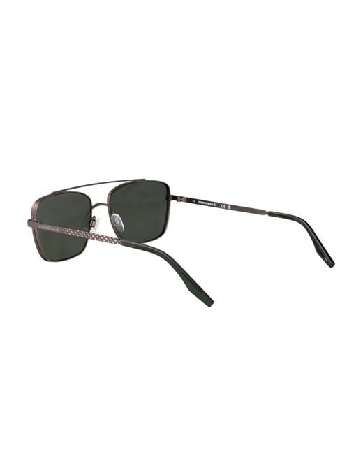 Converse Green Foxing Ii Rectangle-Frame Sunglasses for men