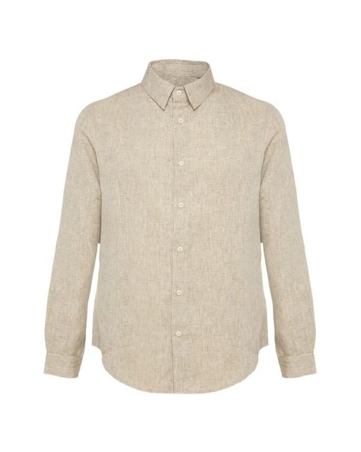 Yves Salomon White Linen Shirt for men