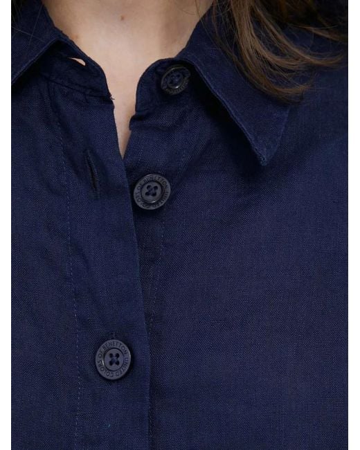 Benetton Blue Buttoned Shirt