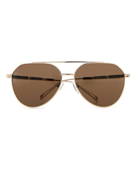 McQueen Brown Pilotenbrille