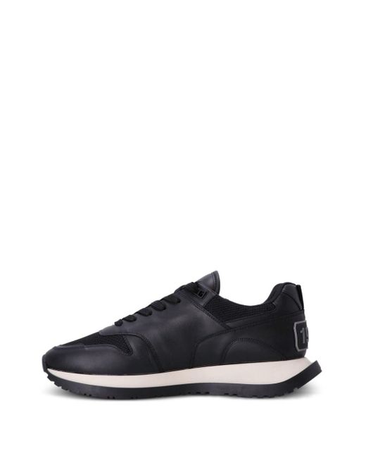 DSquared² Black Running Leather Sneakers for men