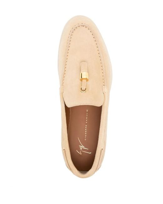Giuseppe Zanotti Natural The Maui Tassels Slip-On Loafers