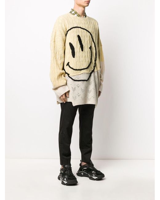raf simons smiley jumper