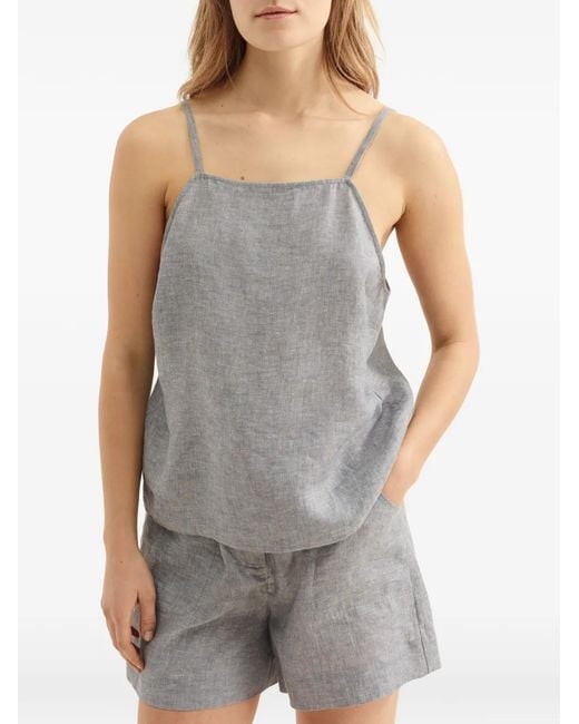 Eres Gray Enjouée Button Short