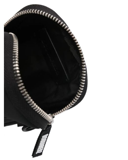DSquared² Black Logo-Plaque Shoulder Bag for men