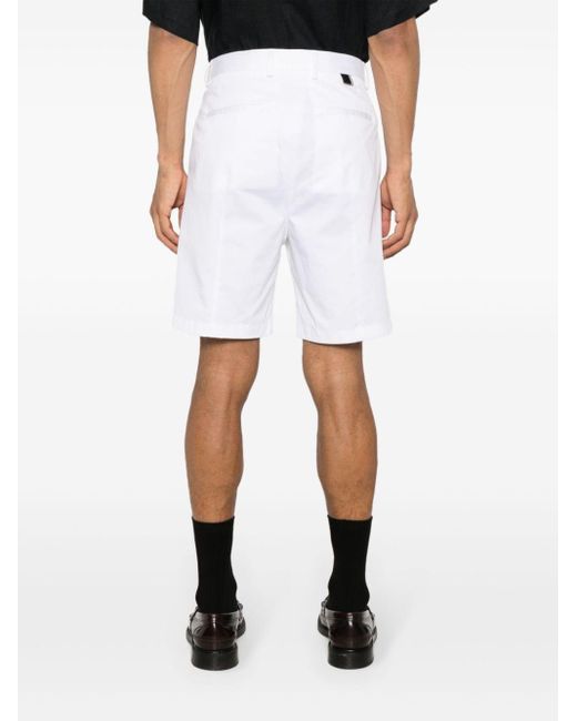 Shorts Miami sartoriali di Low Brand in White da Uomo