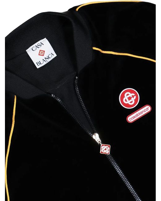 Chaqueta Con Parche Del Logo Casablanca de hombre de color Black