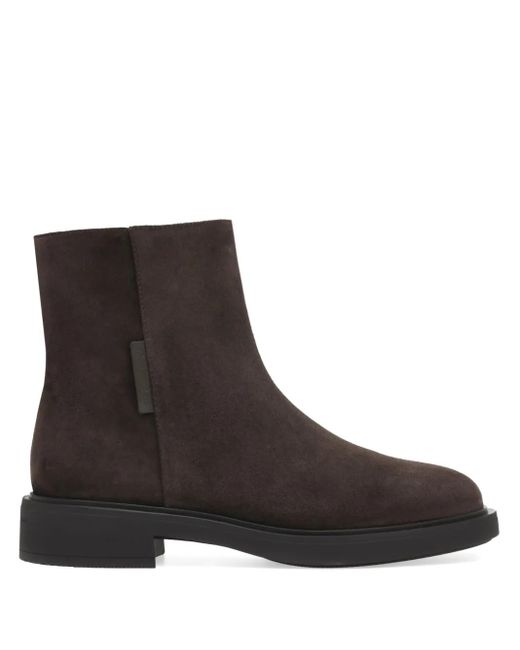 Gianvito Rossi Brown Lexington Suede Ankle Boots