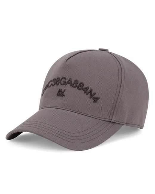 Cappello da baseball 5 Spicchi di Dolce & Gabbana in Gray da Uomo