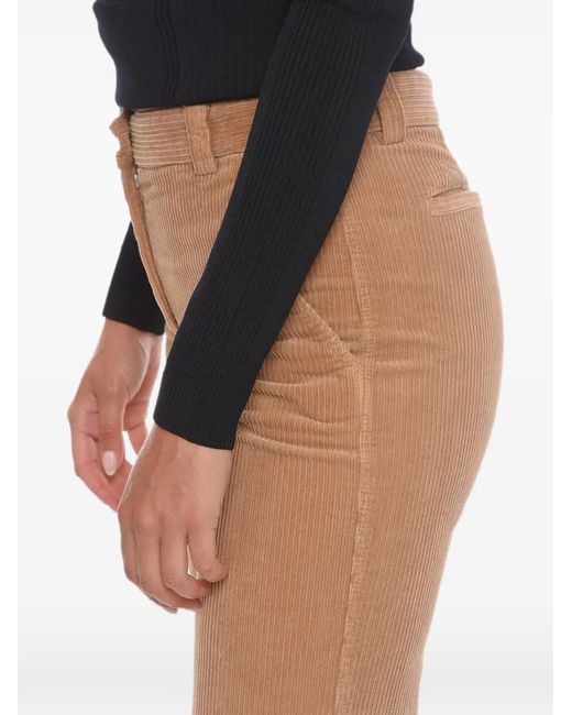 Ql2 Brown Cropped Trousers