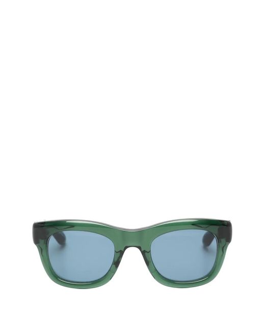 Matsuda Green Square-Frame Sunglasses