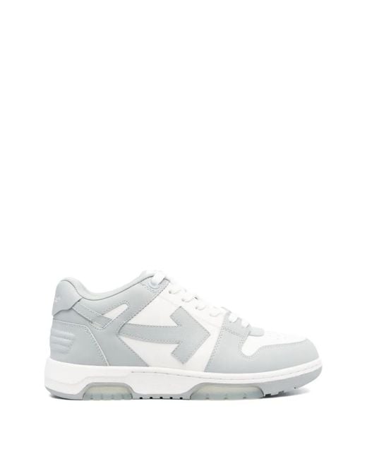 Off-White c/o Virgil Abloh White Arrow-Motif Lace-Up Sneakers for men