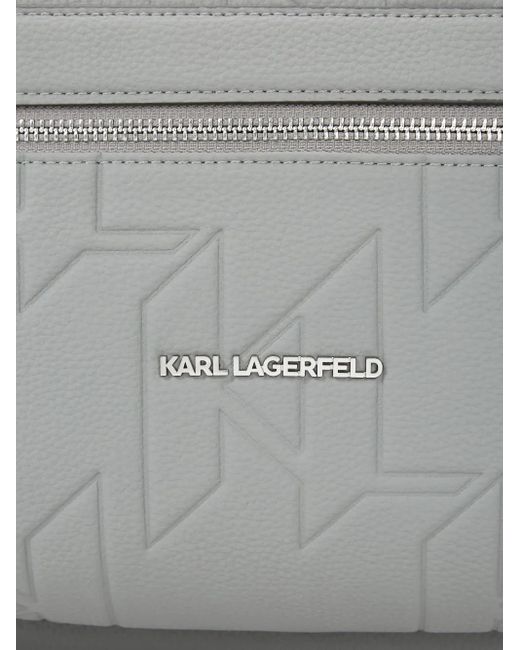 メンズ Karl Lagerfeld K Urban モノグラム バックパック Gray