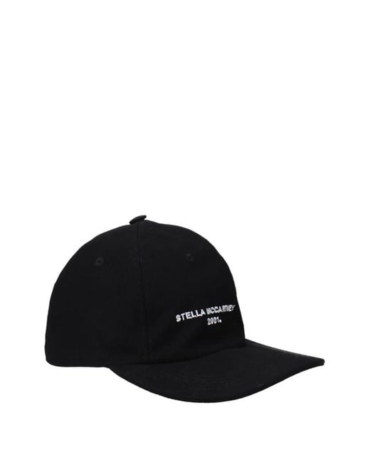 Stella McCartney Black Logo-Embroidered Baseball Cap