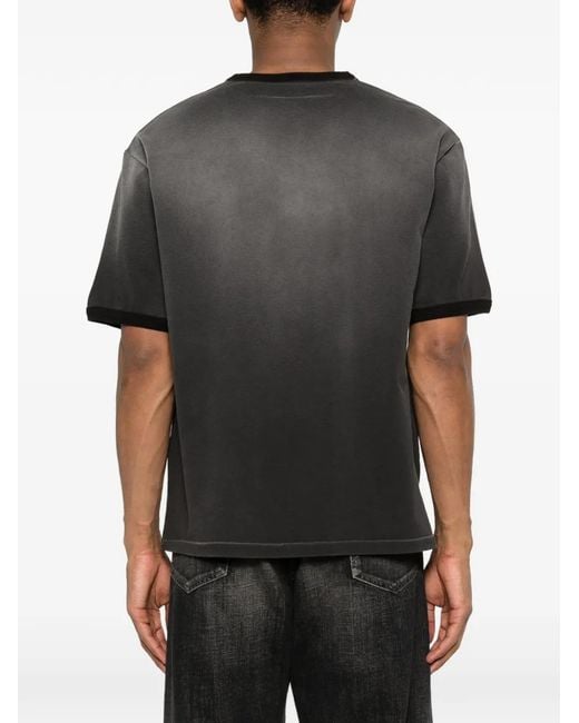 Represent Black Logo-Detail T-Shirt for men