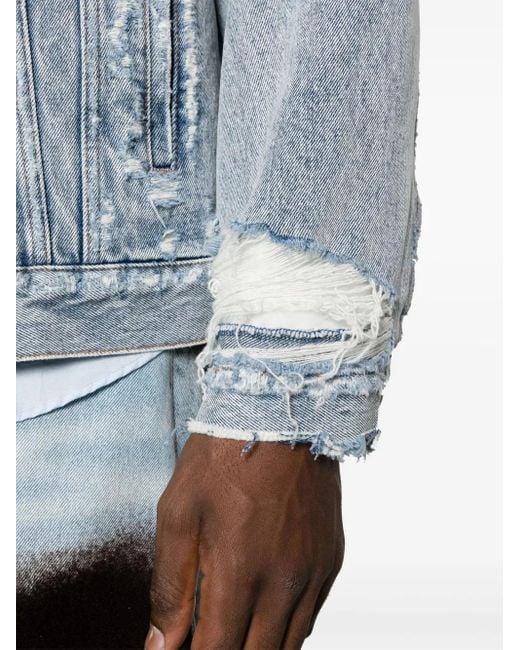 MM6 by Maison Margiela Blue Denim Jackets for men