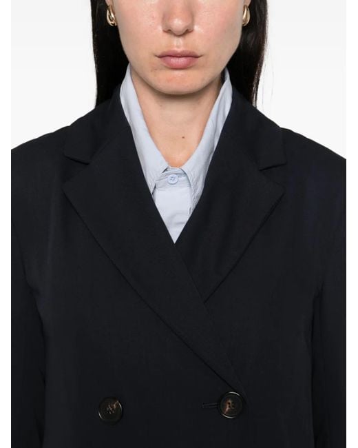 Blazer Con Doble Botonadura Max Mara de color Black