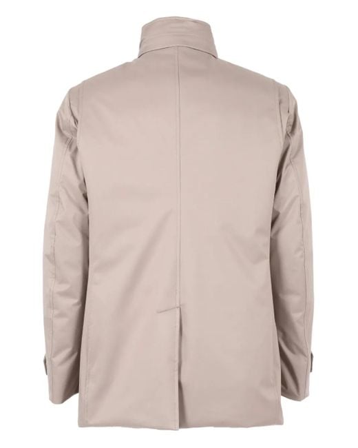 Moorer Natural Buttoned Single-Breasted Padded Jacket for men
