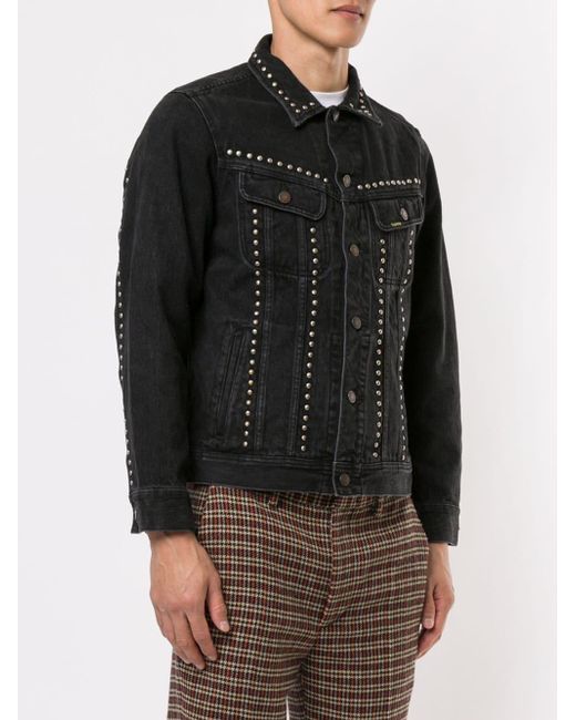 17SS studded denim jacket