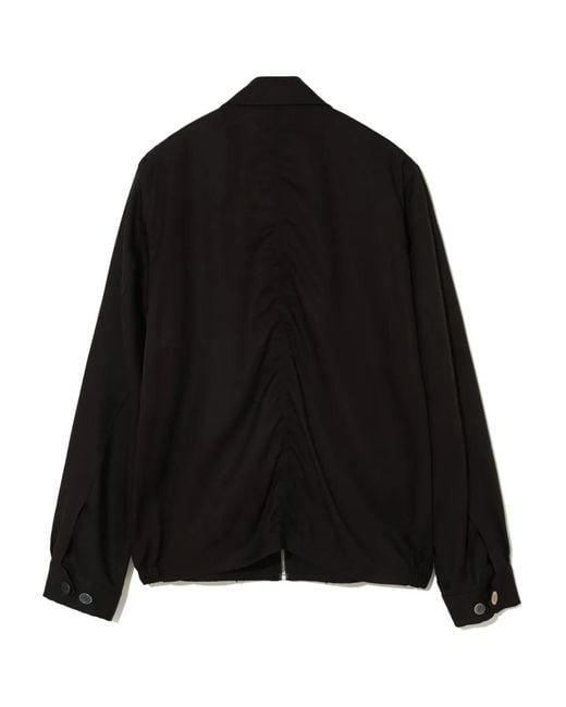 Undercover Black Logo-Detail Zip-Up Shirt Jacket for men