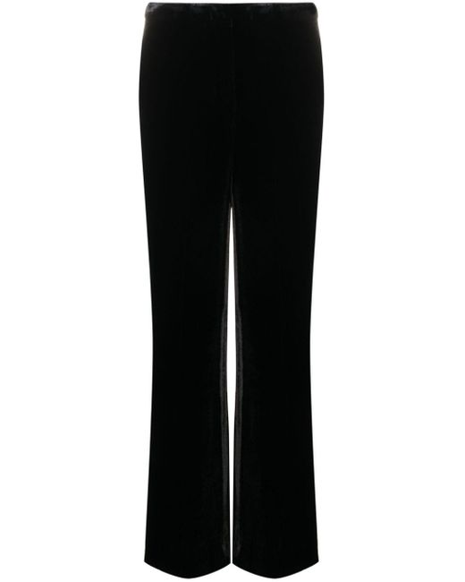 Pantalon en velours à coupe droite P.A.R.O.S.H. en coloris Black