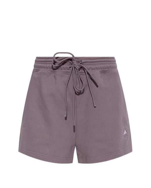 Adidas By Stella McCartney Purple Truecasuals Terry Shorts
