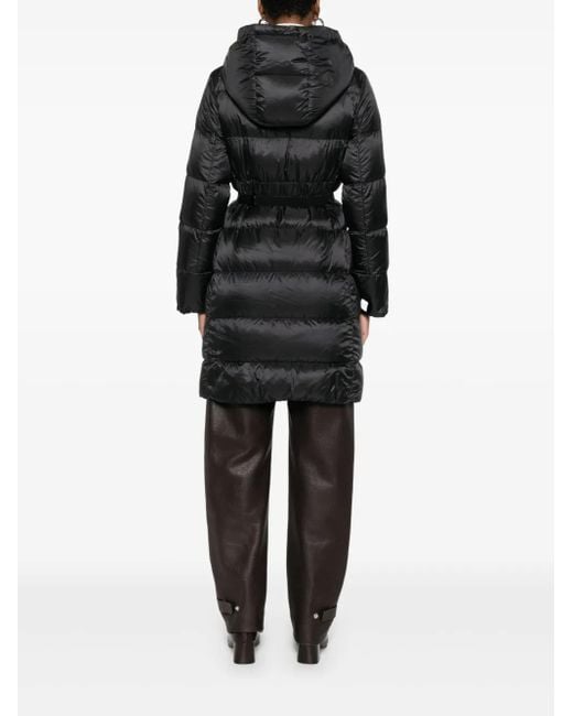 Max Mara Mantel Met Ceintuur in het Black