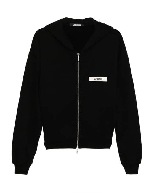 メンズ Jacquemus The Gros Grain パーカー Black