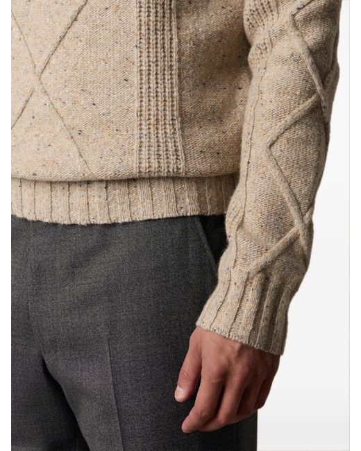 Pull À Bords Côtelés Brooks Brothers pour homme en coloris Natural