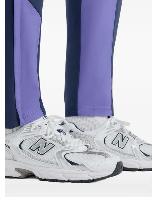 New Balance Blue Panelled Utility Track Pants for men