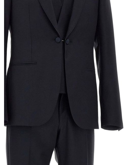 メンズ Corneliani Single-breasted Suit Black