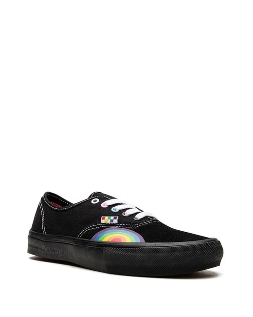 Vans Black Skate Authentic "Pride" Sneakers