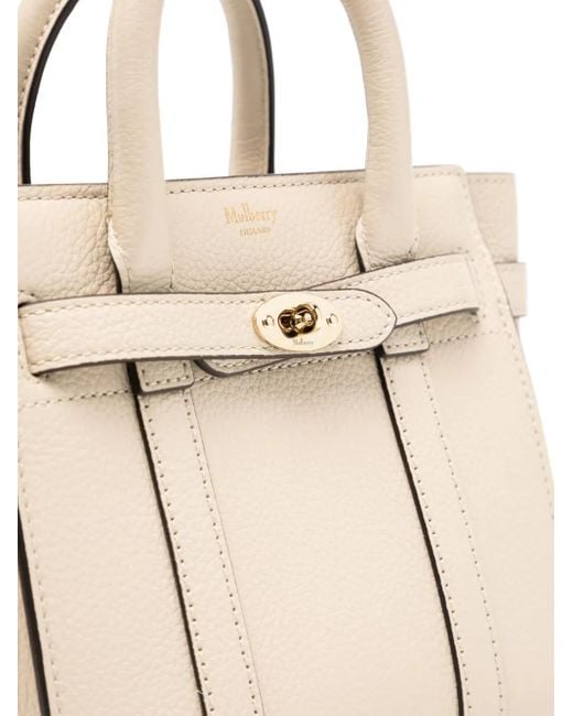 Mulberry Natural Mini Bayswater Crossbody Bag