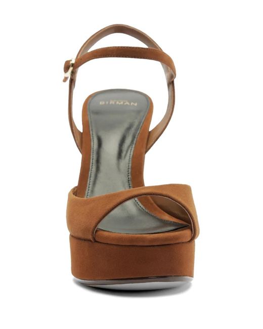 Alexandre Birman Brown Amy Platform Sandals