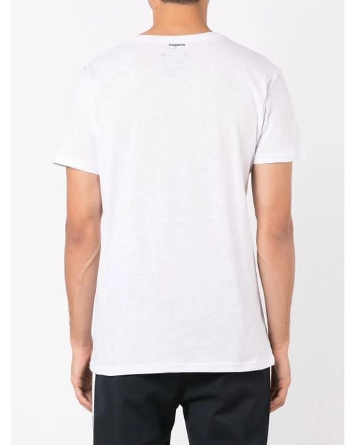 Osklen T-Shirt Mit Grafischem Print in Blue für Herren