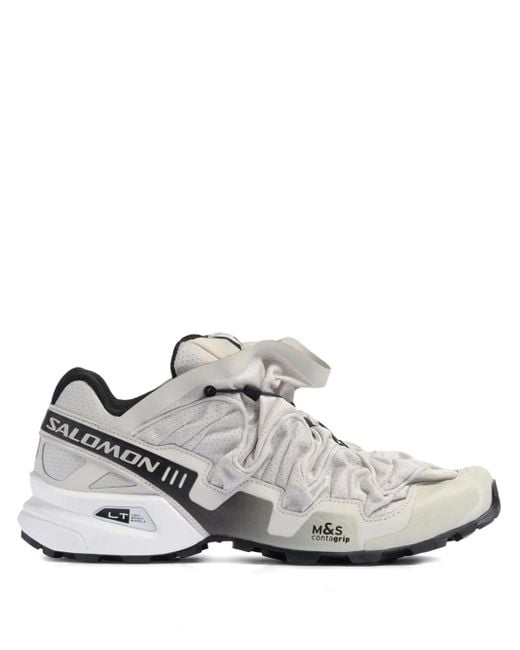 Salomon White Speedcross 3 Sneakers Mit Gerafftem Einsatz