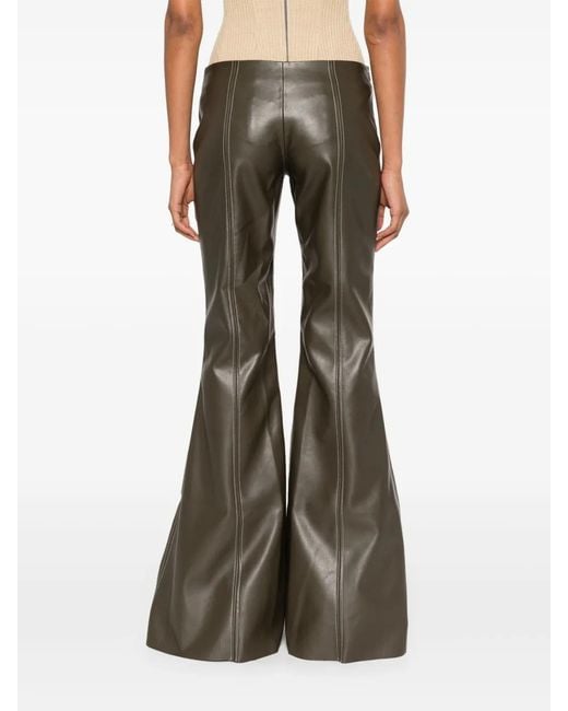 Elena Velez Gray Flared Trousers