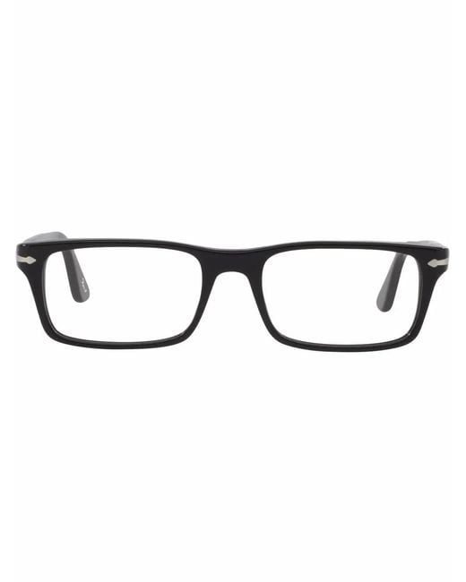 Persol Brown Rectangle-Frame Glasses for men
