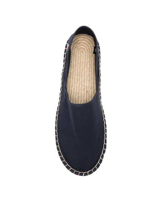 Superga Blue 3009 Round-Toe Espadrilles