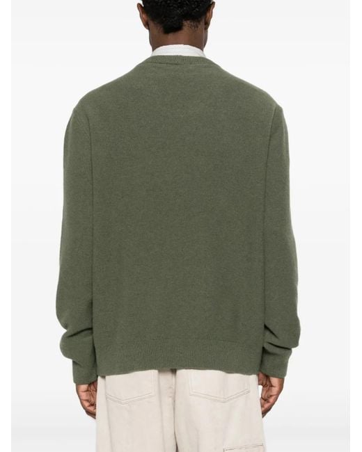Lemaire Pullover Mit Rundem Ausschnitt in Green für Herren